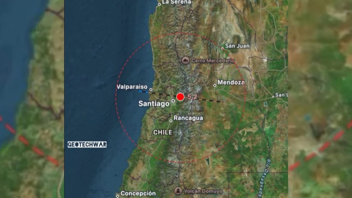 Terra treme no Chile: terremoto de magnitude 4,8 assusta moradores